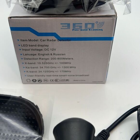 Lorvint Radar Detector for Cars with Voice Prompt Speed, Vehicle Speed Alarm Sys - Picture 4 of 4